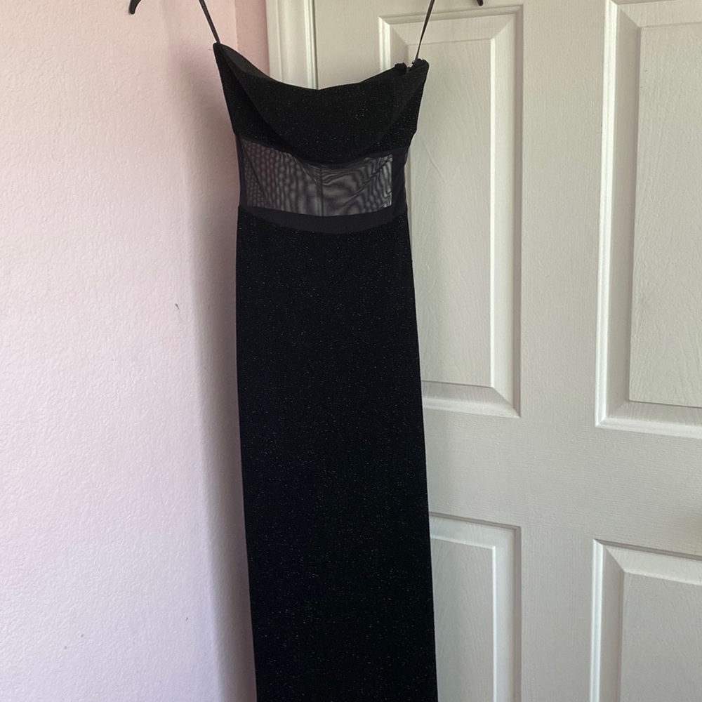 Jessica McClintock for Gunne Sax black sparkle dress